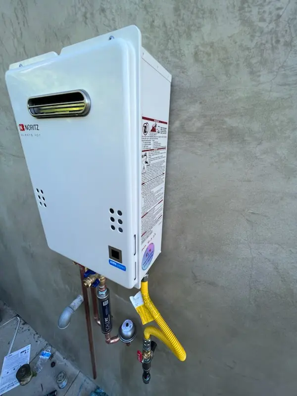 Tankless water heater installation for Strathmore homes